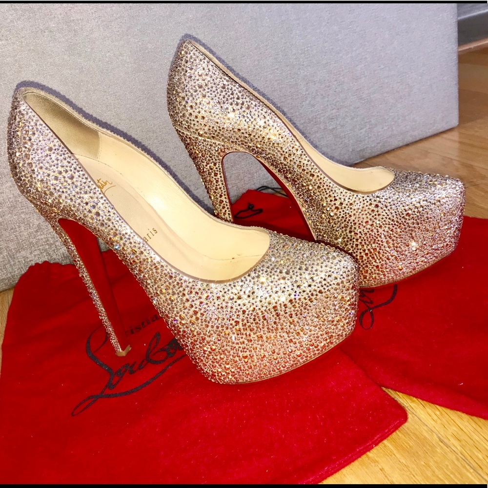 Christian Louboutin Daffodile Swarovski Pumps - Picture 2 of 8